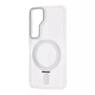 Чехол Wave Attraction Case with Magnetic Ring для Samsung Galaxy S25 Ultra white - цена, характеристики, отзывы, рассрочка, фото 1