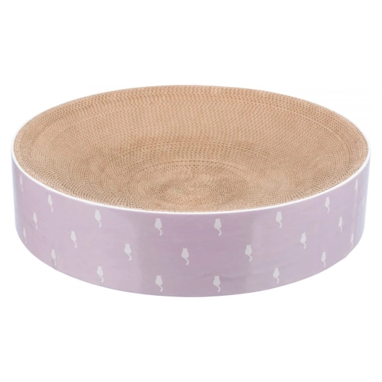 Когтеточка-лежанка Trixie Lilly, для кошек, с кошачьей мятой, картон, розовая, 45×10 см (48014)