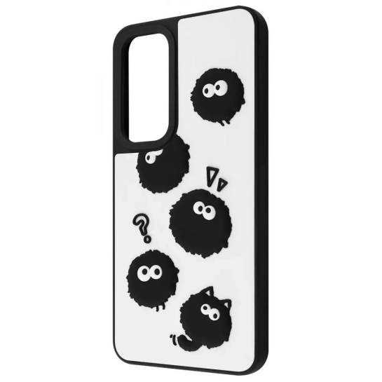 Чехол WAVE Doodle Case Samsung Galaxy A26 black fluffy