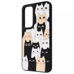Чохол WAVE Doodle Case Samsung Galaxy A36/A56 cats