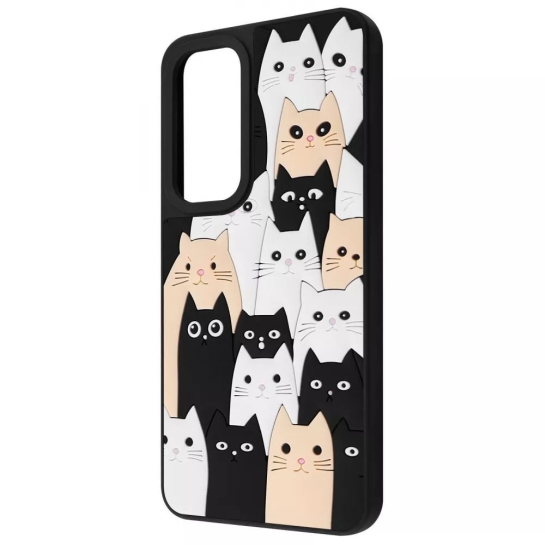 Чохол WAVE Doodle Case Samsung Galaxy S24 FE cats - ціна, характеристики, відгуки, розстрочка, фото 1