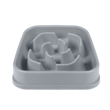 Миска квадратная силиконовая DEXAS Slow Feeder для медленного кормления 1,44 л Светло-Серая (PW306429) - цена, характеристики, отзывы, рассрочка, фото 1