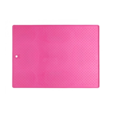 Коврик антискользящий DEXAS Grip Mat под миски большой 43х57 см Розовый (dx30636) - цена, характеристики, отзывы, рассрочка, фото 1