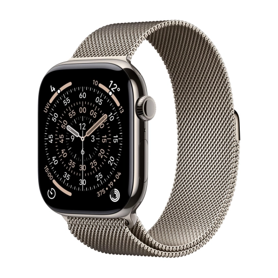 Смарт-годинник Apple Watch Series 11 GPS + Cellular 42mm Natural Titanium Case with Natural Milanese Loop