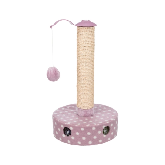 Кігтеточка Trixie для кошенят, фліс, 47 см, світло-бузкова (42930)