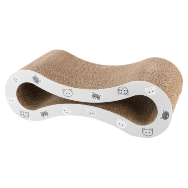 Кігтеточка Trixie для кішок Хвиля Mimi з котячою м'ятою, картон, 48х16х22 см (48002) - цена, характеристики, отзывы, рассрочка, фото 1