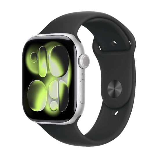 Смарт-часы Apple Watch Series 11 GPS + Cellular 46mm Aluminium Space Gray Case with Black Sport Band - S/M - цена, характеристики, отзывы, рассрочка, фото 1