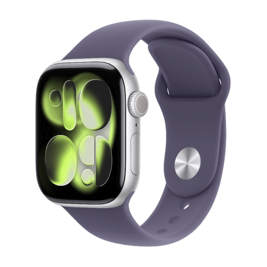 Смарт-часы Apple Watch Series 11 GPS + Cellular 46mm Aluminium Silver Case with Purple Fog Sport Band - M/L - цена, характеристики, отзывы, рассрочка, фото 1