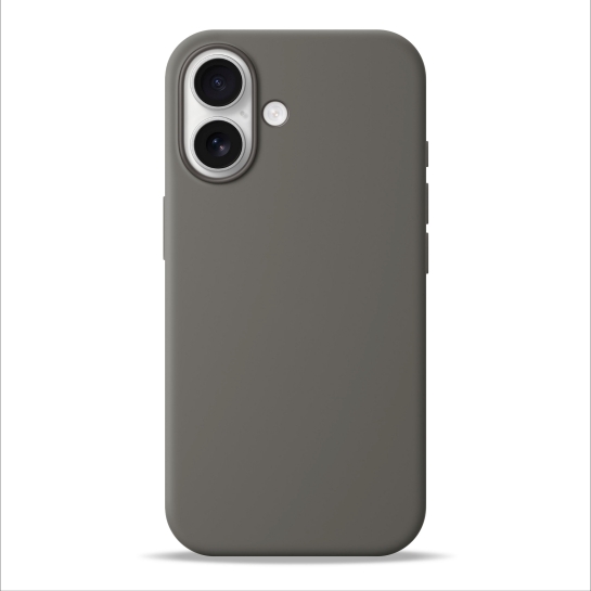 Чохол Pump Silicone Case з MagSafe для iPhone 17 Dark Gray - ціна, характеристики, відгуки, розстрочка, фото 1