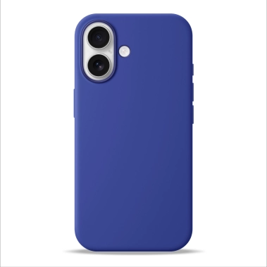 Чехол Pump Silicone Case with MagSafe for iPhone 17 Blue - цена, характеристики, отзывы, рассрочка, фото 1