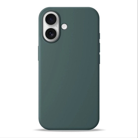 Чохол Pump Silicone Case з MagSafe для iPhone 17 Christmas Green