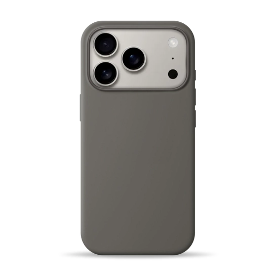 Чехол Pump Silicone Case with MagSafe for iPhone 17 Pro Dark Gray