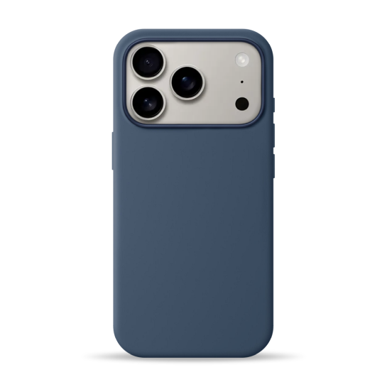 Чехол Pump Silicone Case with MagSafe for iPhone 17 Pro Midnight Blue - цена, характеристики, отзывы, рассрочка, фото 1