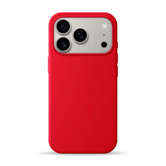 Чохол Pump Silicone Case з MagSafe для iPhone 17 Pro Red