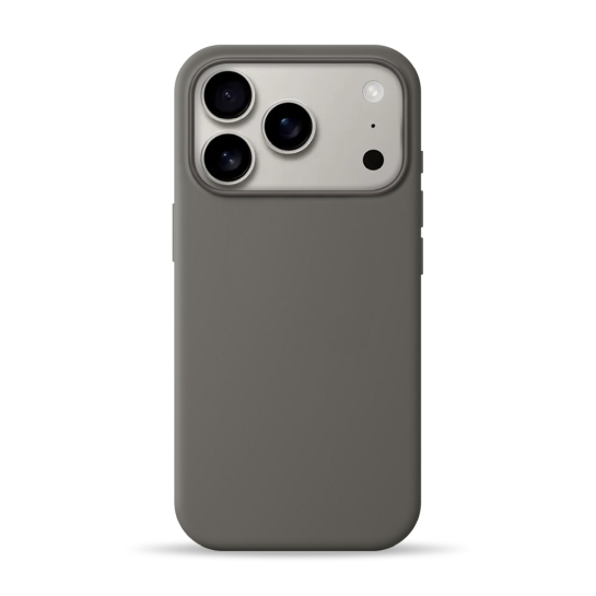 Чехол Pump Silicone Case with MagSafe for iPhone 17 Pro Max Dark Gray - цена, характеристики, отзывы, рассрочка, фото 1