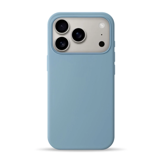 Чехол Pump Silicone Case with MagSafe for iPhone 17 Pro Max Sky Blue