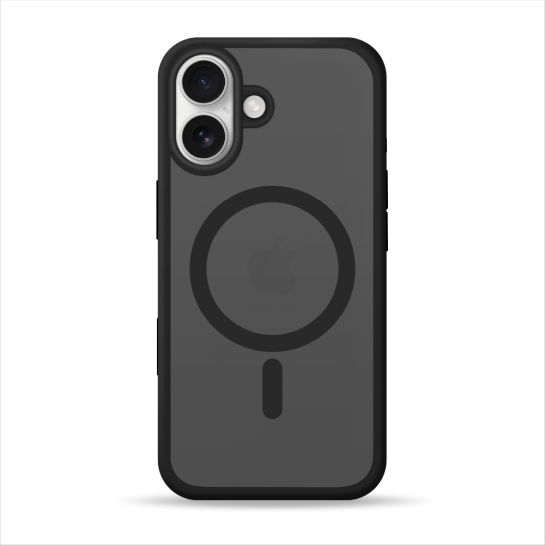 Чехол Pump Matte Case with MagSafe for iPhone 17 Black Titanium - цена, характеристики, отзывы, рассрочка, фото 1