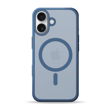 Чохол Pump Matte Case з MagSafe для iPhone 17 Blue - цена, характеристики, отзывы, рассрочка, фото 1