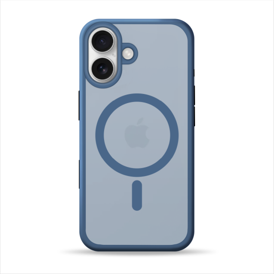 Чехол Pump Matte Case with MagSafe for iPhone 17 Blue - цена, характеристики, отзывы, рассрочка, фото 1