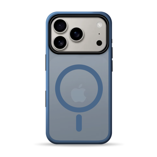 Чохол Pump Matte Case з MagSafe для iPhone 17 Pro Max Blue - ціна, характеристики, відгуки, розстрочка, фото 1
