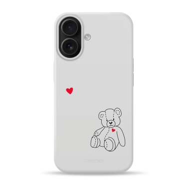 Чохол Pump Silicone Minimalistic Case with MagSafe for iPhone 17 Teddy Bear - цена, характеристики, отзывы, рассрочка, фото 1