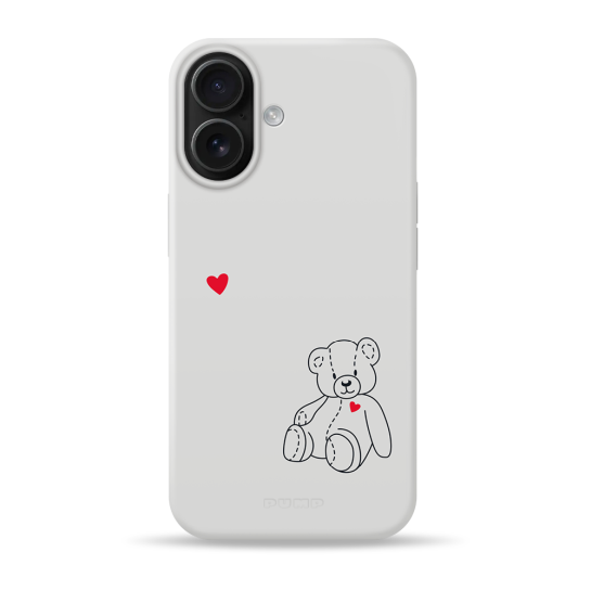 Чехол Pump Silicone Minimalistic Case with MagSafe for iPhone 17 Teddy Bear - цена, характеристики, отзывы, рассрочка, фото 1