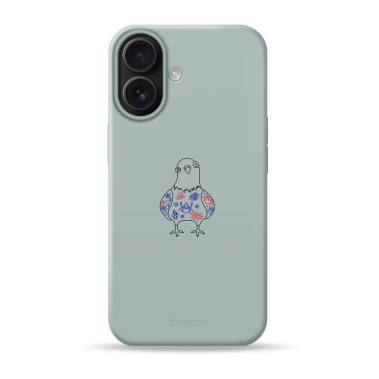 Чехол Pump Silicone Minimalistic Case with MagSafe for iPhone 17 Pigeon - цена, характеристики, отзывы, рассрочка, фото 1