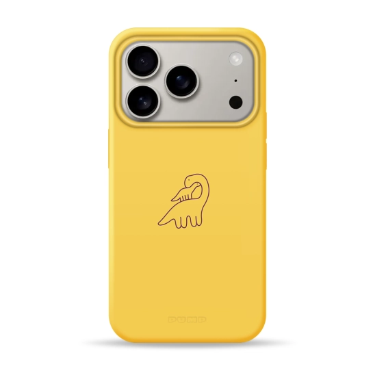Чехол Pump Silicone Minimalistic Case with MagSafe for iPhone 17 Pro Dino Family