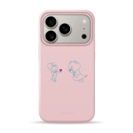 Чехол Pump Silicone Minimalistic Case with MagSafe for iPhone 17 Pro Tom and Jerry
