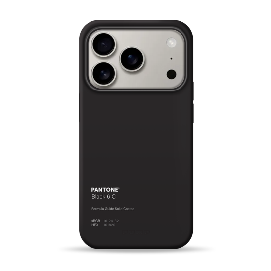 Чехол Pump Silicone Minimalistic Case with MagSafe for iPhone 17 Pro Pantone Black - цена, характеристики, отзывы, рассрочка, фото 1