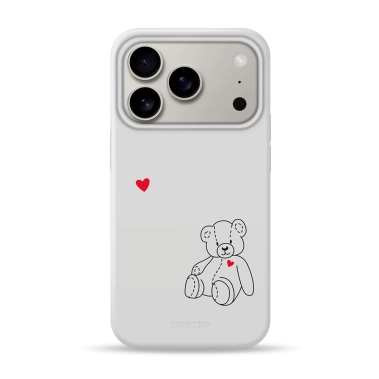 Чохол Pump Silicone Minimalistic Case with MagSafe for iPhone 17 Pro Max Teddy Bear - цена, характеристики, отзывы, рассрочка, фото 1