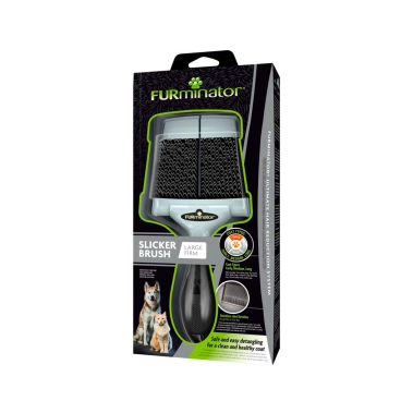 Щітка-пуходірка FURminator для котів та собак, жорстка (153184) - цена, характеристики, отзывы, рассрочка, фото 1