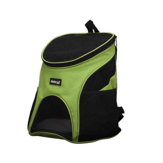 Рюкзак AnimAll HJ-136-1 (9340), для собак и котов, зелёный, 31х25х35 см (165963)