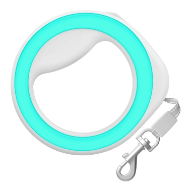 Повідець-рулетка для собак WAUDOG R-leash кругла XS-M до 40 кг 2,9 м Світловідбивна стрічка Салатовий (81275) - цена, характеристики, отзывы, рассрочка, фото 1