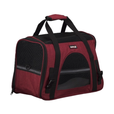 Сумка-переноска AnimAll м'яка HJ-8003 (1616), для собак і котів, бордова, 48х25х33 см (165621) - цена, характеристики, отзывы, рассрочка, фото 1