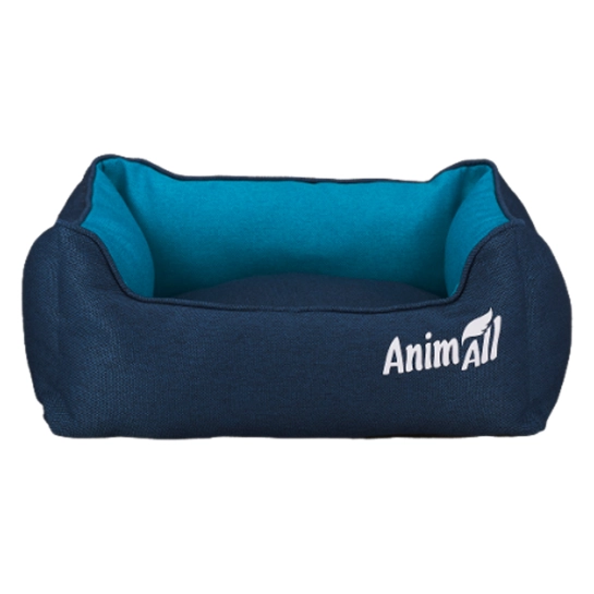 Лежак AnimAll Gama S, для собак та котів, аква, 45х35х16 см (151068)