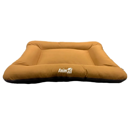 Лежак AnimAll Super Max M, для собак та котів, помаранчевий, 80х65 см (151406)