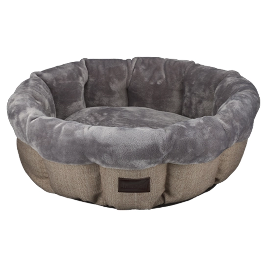 Лежак AnimAll Mary M, для собак та котів, бежевий, 60х60х17 см (159882)