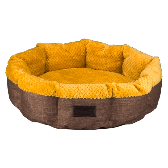 Лежак AnimAll Mary S, для собак та котів, жовтий (Sun), 50х50х15 см (183162)