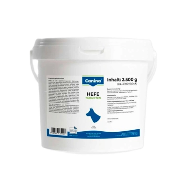 Вітаміни Canina Hefe для собак, дріжджові таблетки з ензимами, 2500 г (3100 табл) (130023 AD) - цена, характеристики, отзывы, рассрочка, фото 1