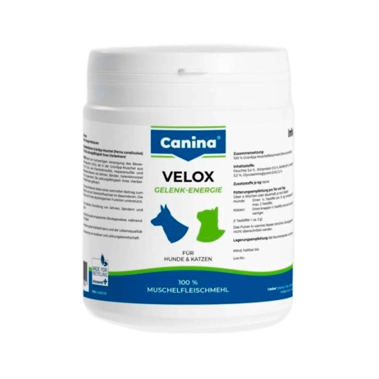 Вітаміни Canina Velox Gelenkenergie для собак, порошок з високим вмістом глюкозаміногліканів, 150 г (701902 AD)