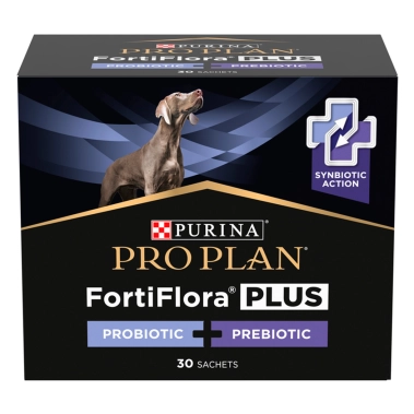 Пробиотик Purina Pro Plan FortiFlora Plus для взрослых собак и щенков, поддержка микрофлоры ЖКТ, 30х2 г (8445290504937) - цена, характеристики, отзывы, рассрочка, фото 1