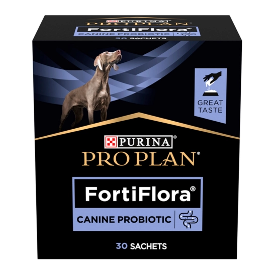 Пробіотик Purina Pro Plan FortiFlora для дорослих собак та цуценят, підтримка мікрофлори ШКТ, 30х1 г (8445290041074)