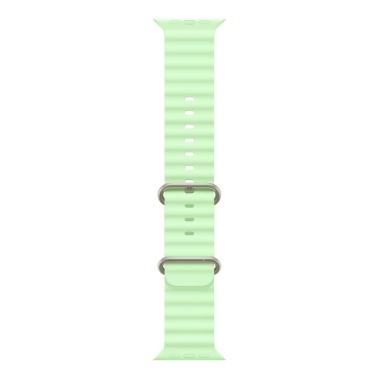 Ремінець Apple Ocean Band Neon Green 49 мм Natural Titanium Finish (MGCF4ZM/A) - цена, характеристики, отзывы, рассрочка, фото 1