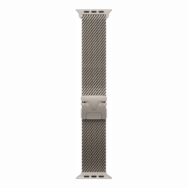 Ремінець Apple Milanese Loop Natural Titanium 49 мм Medium (MGHP4ZM/A) - цена, характеристики, отзывы, рассрочка, фото 1