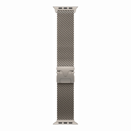 Ремешок Apple Milanese Loop Natural Titanium 49 мм Medium (MGHP4ZM/A) - цена, характеристики, отзывы, рассрочка, фото 1