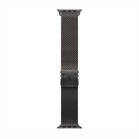 Ремінець Apple Milanese Loop Black Titanium 49 мм Medium (MGHT4ZM/A)