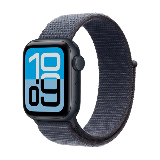 Смарт-годинник Apple Watch SE 3 GPS + Cellular 40mm Aluminium Midnight Case with Anchor Blue Sport Loop (Відмінний)