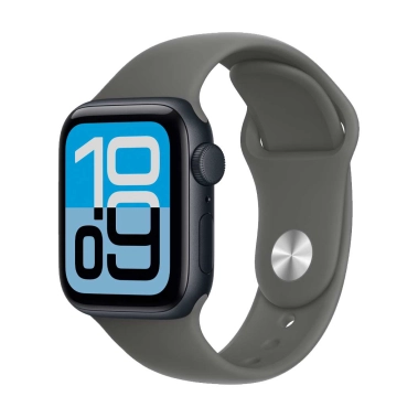 Смарт-годинник Apple Watch SE 3 GPS + Cellular 44mm Aluminium Midnight Case with Stone Gray Sport Band (Ідеальний) - цена, характеристики, отзывы, рассрочка, фото 1