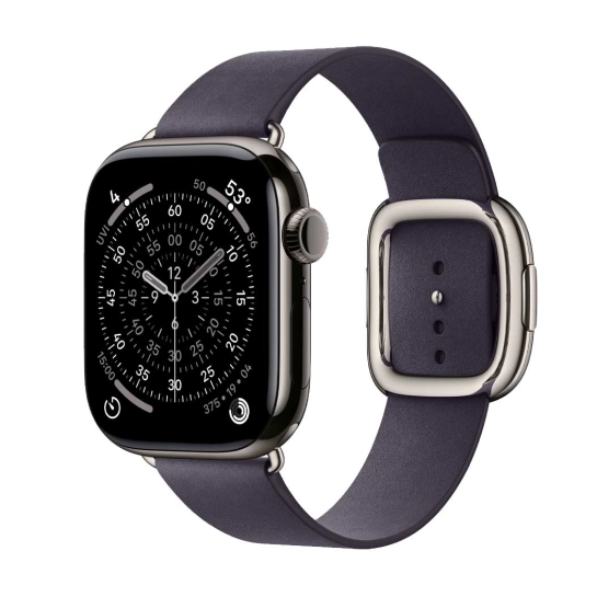 Б/У Смарт-годинник Apple Watch Series 11 GPS + LTE 42mm Slate Titanium Case w. Midnight Purple Modern Buckle (Відмінний)